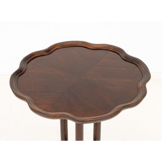 Wood American Empire Style Mahogany Tripod Table For Sale - Image 7 of 8