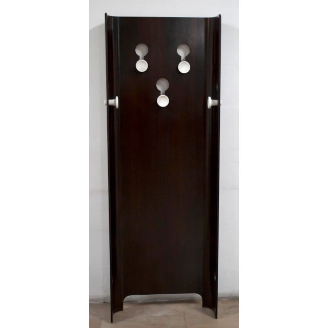 Brown Mid-Century Walnut Coat Rack by Fiarm, 1960s For Sale - Image 8 of 8