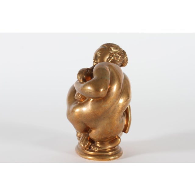 Leda and the Swan Bronze Figurine by Kai Nielsen for L. Rasmussen, 1950s For Sale - Image 4 of 10