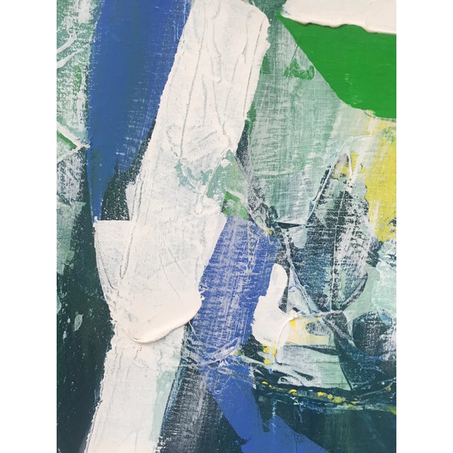 Abstract Vintage Abstract "Unfinished-Unlimited Joys" Multimedia Painting For Sale - Image 3 of 6