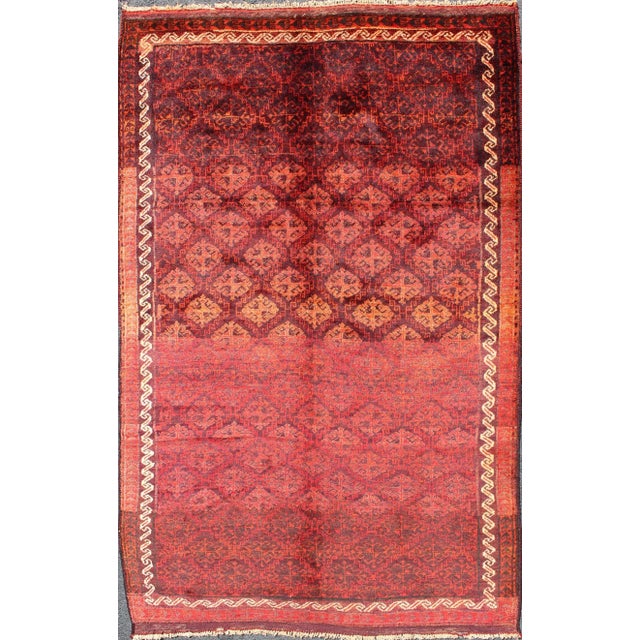 1950s Semi Vintage Balouchi Rug- 5'3 X 8'7 For Sale - Image 13 of 13