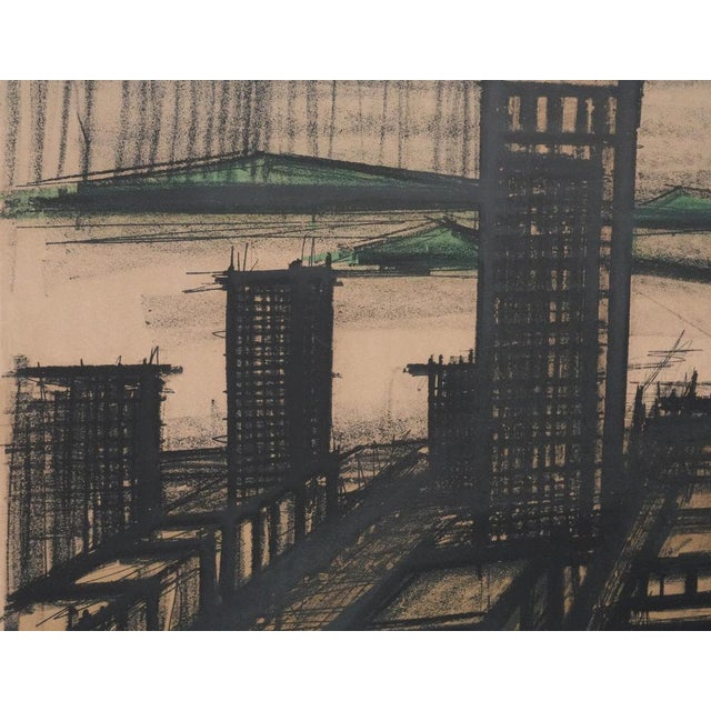 Bernard Buffet, San Francisco Skyline, 1966, Original Signed Lithograph For Sale - Image 6 of 10