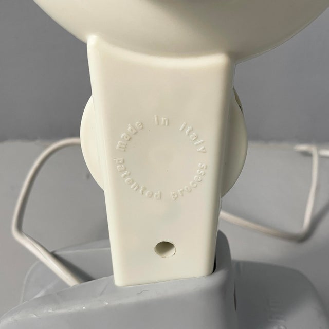 Italian Modern White Plastic and Metal Hair Dryer by Elchim, 1970s For Sale - Image 11 of 16