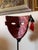 Rare Vintage Decorative Hand Carved & Painted Sculptural Display Mask Representing a Devil For Sale - Image 12 of 13