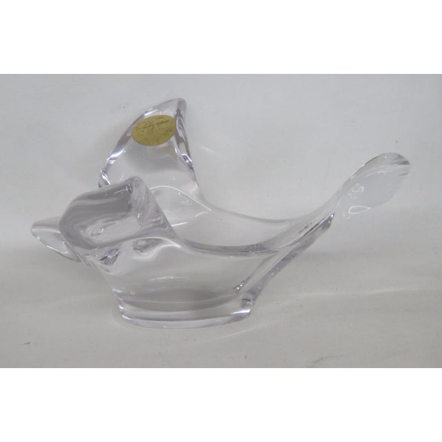 This gorgeous Crystal Trinket / Candy Dish is made out of French lead crystal. It is labeled on one wing as being made...