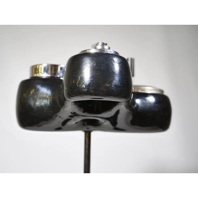 1970s Space Age Standing Ashtray in Plastic and Metal, 1970s For Sale - Image 5 of 9