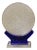 Round Shape White Crystal Glass Heart Sutra Engraved Display Figure For Sale
