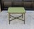 Green Vintage Mid Century Jade Green Bamboo Chinoiserie Fretwork Side Table For Sale - Image 8 of 8