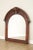 Traditional Late 20th Century Carved Mahogany Arched Wall Mirror For Sale - Image 3 of 13