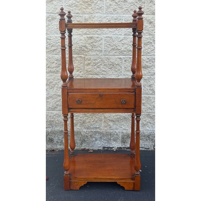 Remarkable and unique this rustic etagere by Hickory White is truly versatile and can be used in almost any room storage...
