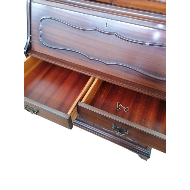 Vintage Secretaire with Flap, 1950s For Sale - Image 12 of 13