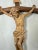 1970s Share Large Vintage Hand Carved Wood Religious Jesus Crucified Cross Sculpture God For Sale - Image 4 of 16