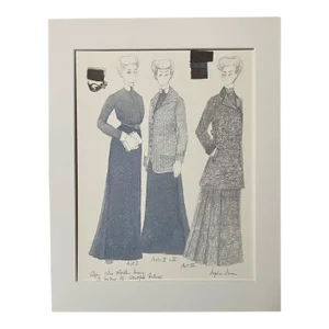 Vintage Stratford Festival Costume Design: "Three Sisters" by Daphne Dare, 1976