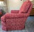Traditional Late 20th Century Jessica Charles Swivel Rocker Armchair Club Chair - Damask For Sale - Image 3 of 13