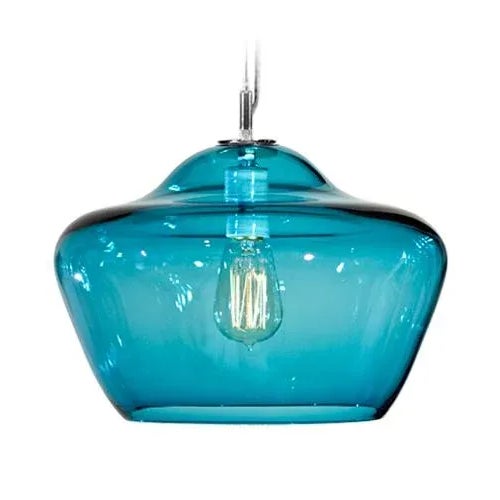 Not Yet Made - Made To Order Aura Pendant Light from the Versuvius Collection in Lagoona For Sale - Image 5 of 5