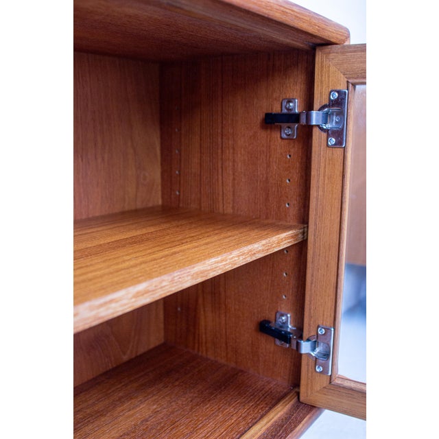 Vintage Danish Teak Display Cabinet, 1980s For Sale - Image 4 of 16