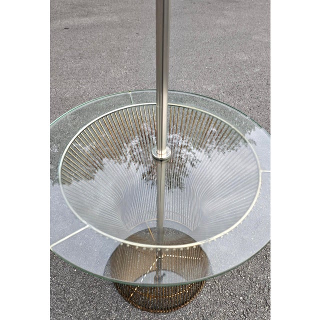 Knoll Mid Century Modern Warren Platner for Knoll Style Table Floor Lamp For Sale - Image 4 of 7