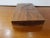 American Vintage 1989 Rectangular Wooden Carved Box With 4 Compartments With Felt For Sale - Image 3 of 6