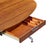 Imperial Mid Century Oval Walnut and Chrome Desk For Sale In Chicago - Image 6 of 9