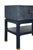 Contemporary Matthew Izzo Home Estelle Navy Blue Burl Wood Side Table For Sale - Image 3 of 7