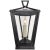 Chapman & Myers for Visual Comfort Signature Darlana Mini 3/4 Wall Lantern in Bronze with Clear Glass For Sale