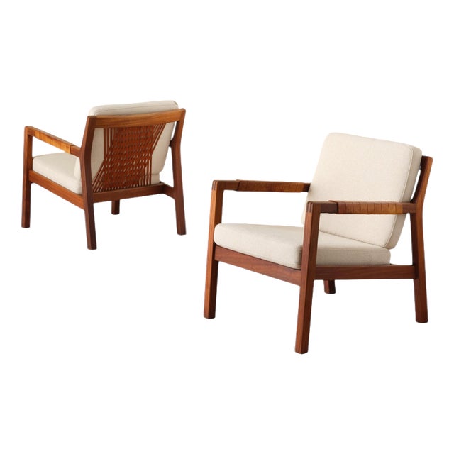 Rialto Lounge Chairs by Carl-Gustav Hiort Af Ornäs, Finland, 1950s, Set of 2 For Sale