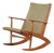 Mid 20th Century Model 97 T/T Attributed to Holger Georg Jensen Rocking Chair in Teak For Sale