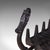 Metal Antique Dragon Motif Fireplace Set, English, Fire Basket, Andirons, Edwardian For Sale - Image 7 of 12