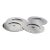 1985 Michael Graves for Alessi 4 Plates M G 03 Stainless Steel 18/10 - 4 pcs For Sale