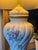 Bring classic English elegance into your space with this stunning vintage "Garden of Royalty" porcelain table lamp....