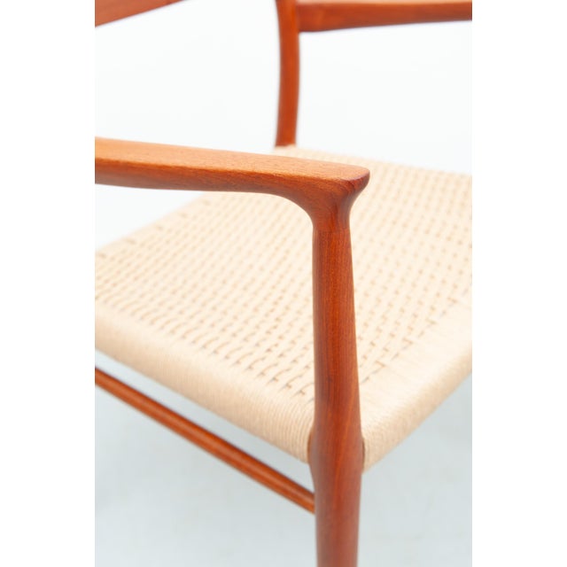 Wood Vintage Model 56 Teak Chairs by Niels Otto Møller for J. L. Møller Furniture Factory, 1950s, Set of 2 For Sale - Image 7 of 18