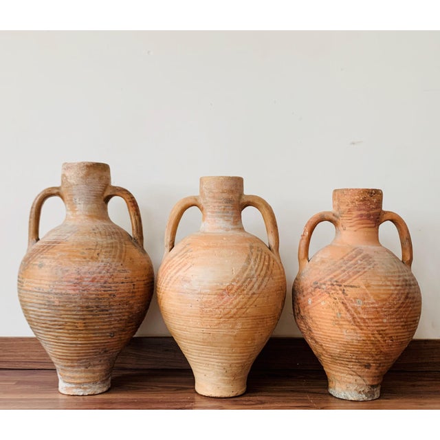 Ceramic 19th Century Picher "Cantaro" from Calanda, Spain, Terracotta Vase For Sale - Image 7 of 18