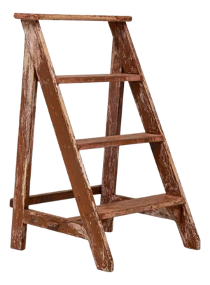 20th Century French Wooden Ladder