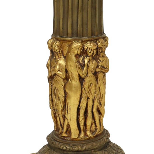 Baroque Style Gilt Resin Column, 20th Century For Sale - Image 12 of 17