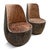 Vintage Wash Coconut Palm Organic Modern Chair For Sale In Los Angeles - Image 6 of 7