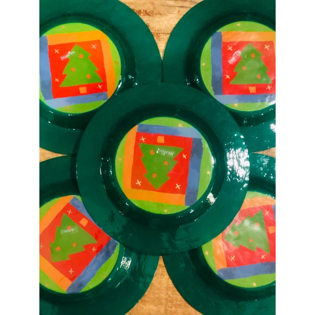 Campaign Christmas Dibbern Glass Plates Made in Germany- 13 Pieces For Sale - Image 3 of 10