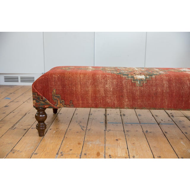 Antique Rug Fragment Ottoman Coffee Table Chairish