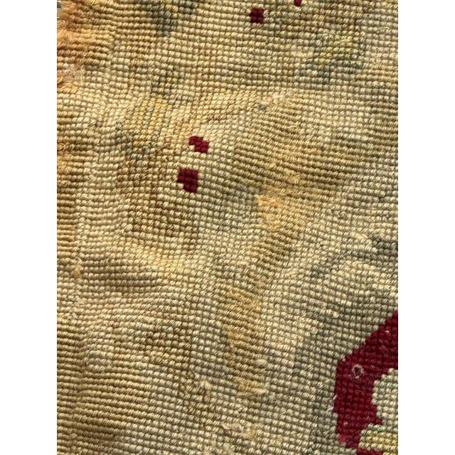 French Needlepoint Chair Cover Tapestry, 1890s For Sale - Image 15 of 18