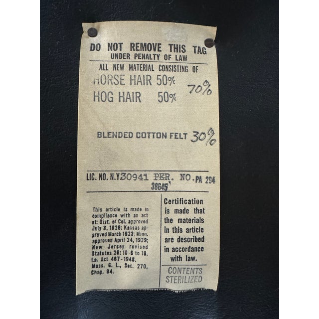 Baker 1960's Art Deco Style Swivel Chair & Ottoman For Sale - Image 11 of 12