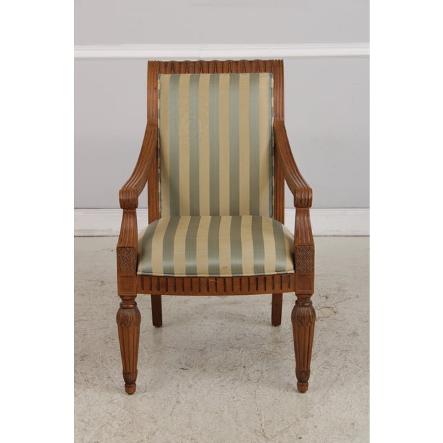 French Set of 8 Century French Louis XVI Dining Chairs For Sale - Image 3 of 18
