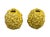 2000 - 2009 Pair of Vintage Italian Majolica Ceramic Floral Ball Vases For Sale - Image 5 of 12