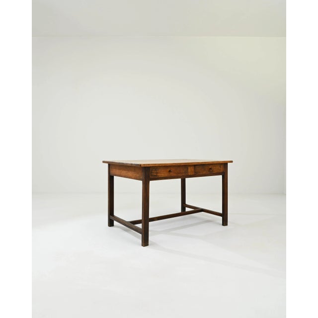 Brown 1900s French Wooden Side Table For Sale - Image 8 of 12