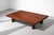 Large coffee table attributed to Charles Dudouyt, French work, circa 1940. Made of solid walnut, Brutalist Art Deco style....