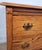 Vintage Country Farmhouse Rustic Chest of Drawers in Oak Carved, 1980 For Sale - Image 9 of 17
