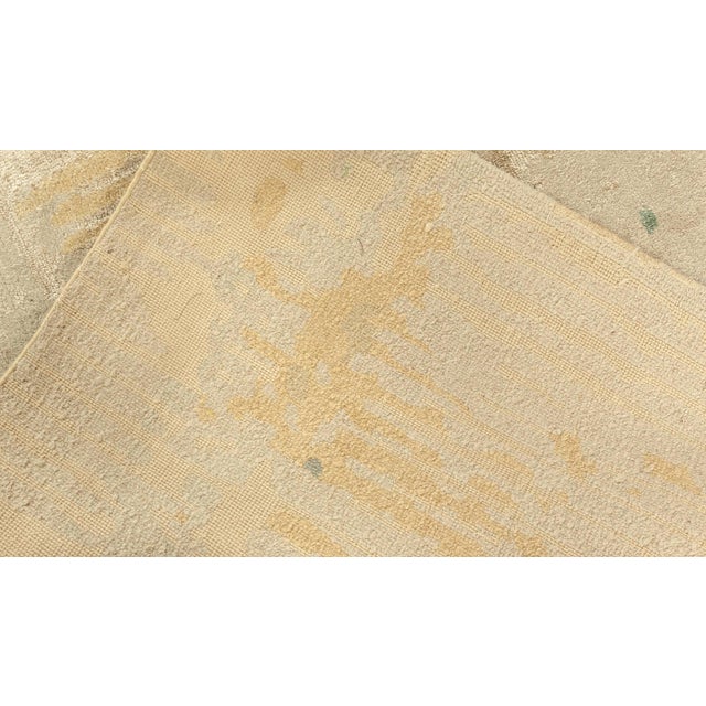 Ethereal Terrain – Modern Hand-Knotted Silk and Wool Runner by Doris Leslie Blau For Sale In New York - Image 6 of 6