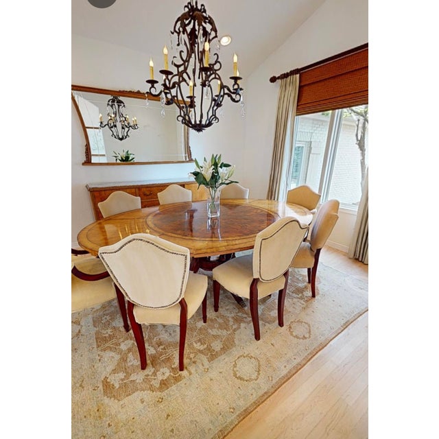 Jonathan Charles Buckingham Collection Expanding Table For Sale - Image 4 of 4