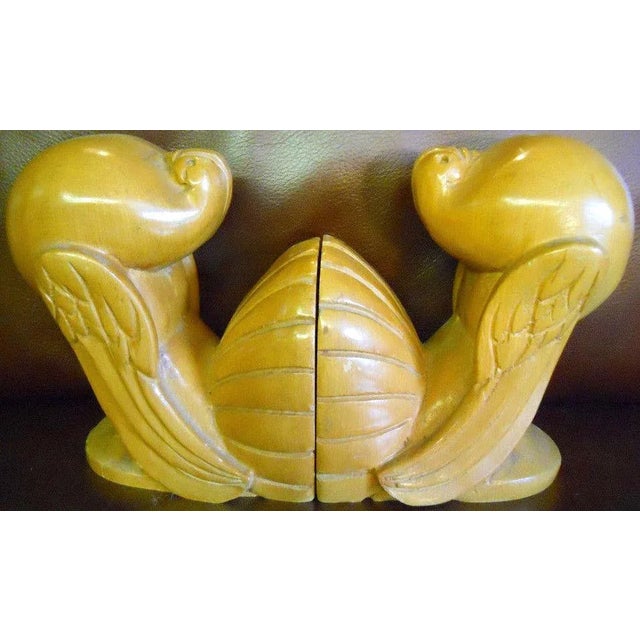 Early 20th Century Art Nouveau Dove Bookends - Set of 2 For Sale - Image 4 of 4