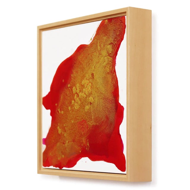 "Golden Red" Original Artwork by Clara Berta For Sale In Los Angeles - Image 6 of 9