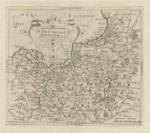 Antique Map of Prussia, 1630