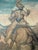 Late 19th Century Late 19th Century Carabinier or Cuirassier on Horseback by the French After Théodore Géricault For Sale - Image 5 of 5